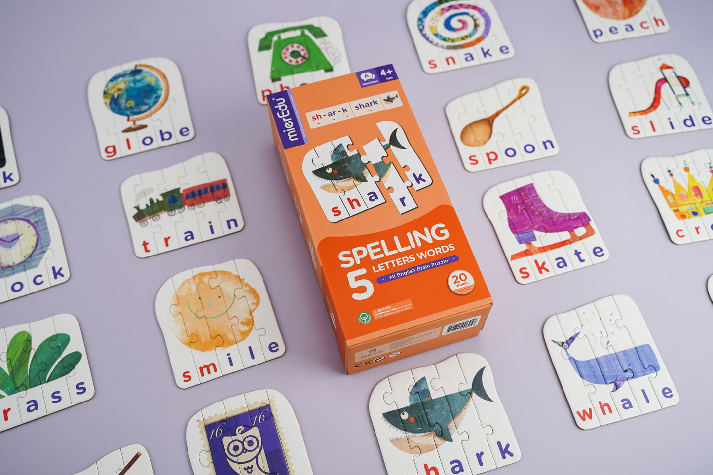Spelling 5 Letters Words Puzzle