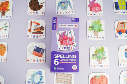 Spelling 6 Letters Words Puzzle