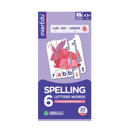 Spelling 6 Letters Words Puzzle