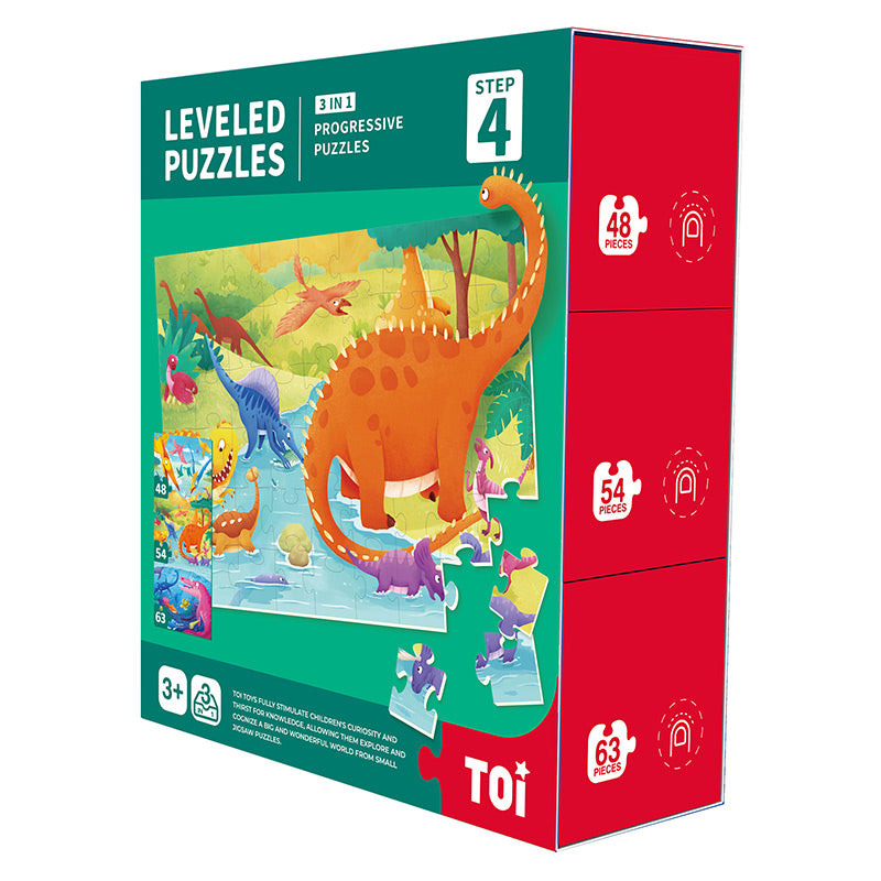 Leveled Puzzle - Step 4 (Dinosaur)