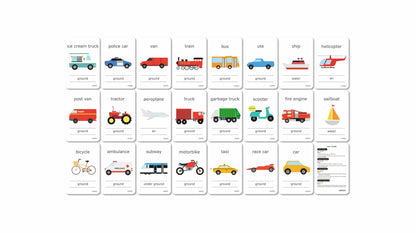 Cognitive Flash Card – Transport