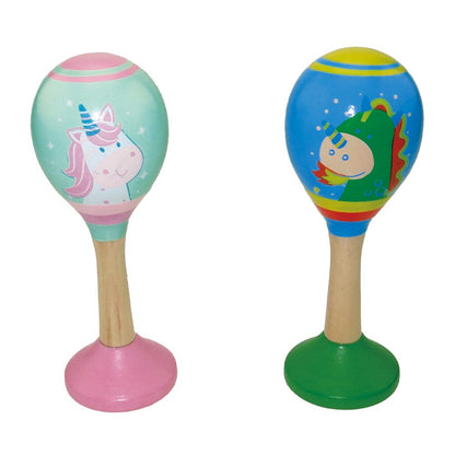 Unicorn & Dragon Maracas 2p/Set