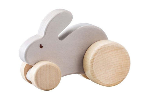 Wooden Wheelie Rabbit