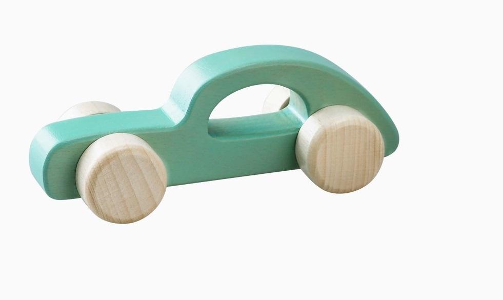 Wooden Car With Handle 2p/Set