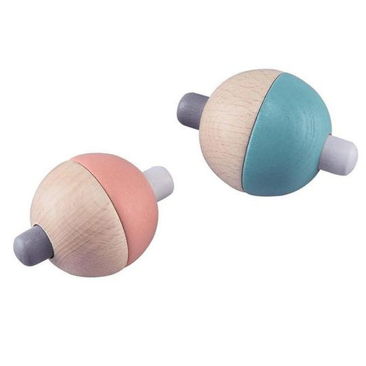 Wooden Squeaky Ball 2p/Set